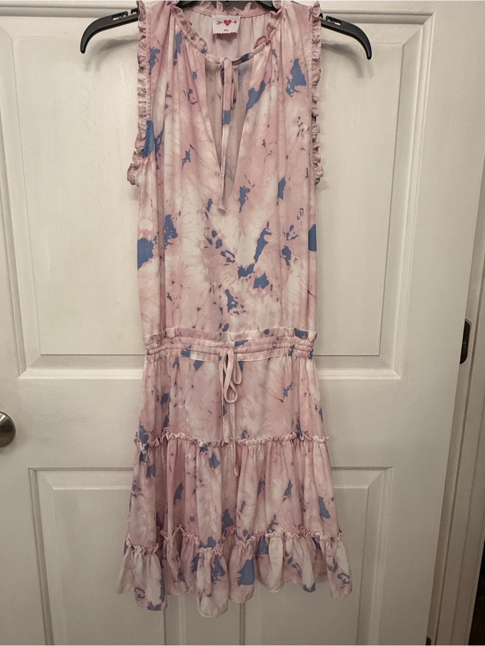 Juniors/Womens Pink/Blue/White Dress